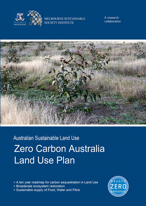 mock cover of the land use report showing tree planting at Lala